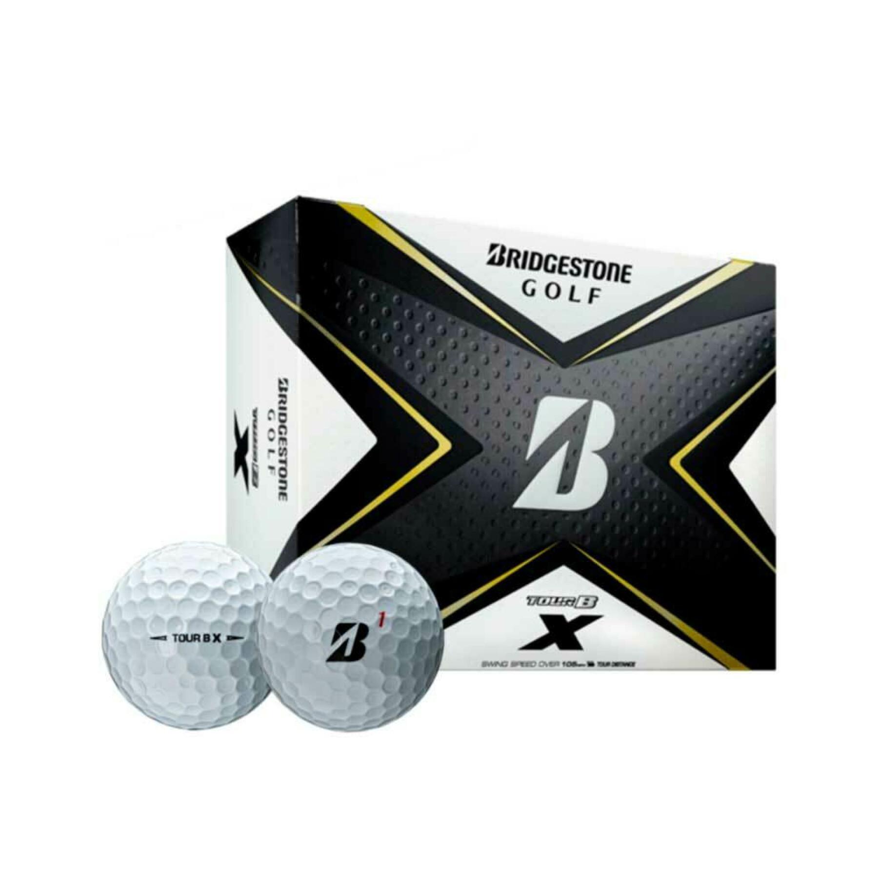 Golf balls Bridgestone Tour B X