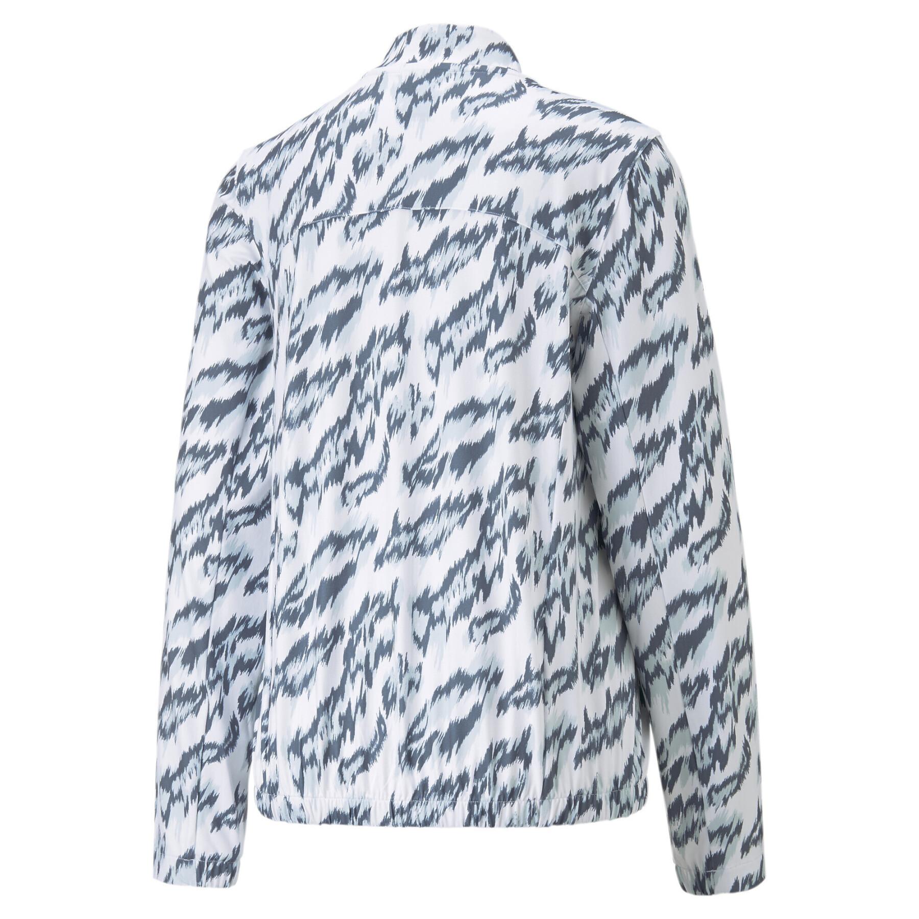 Women's waterproof jacket Puma Cloudspun Animal Print